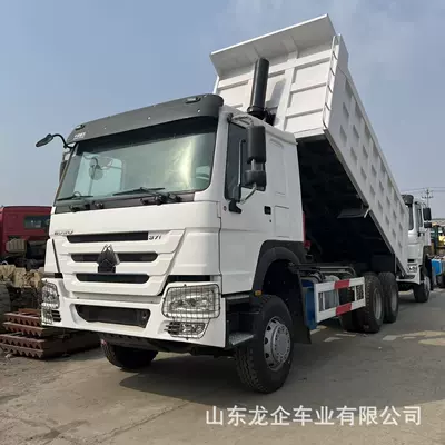 Cross-Border Direct Sales of Heavy-Duty Engineering Dump Trucks, Sinotruk Howo 371 Horsepower Dump Truck, 10-Wheel Ore Transport Truck