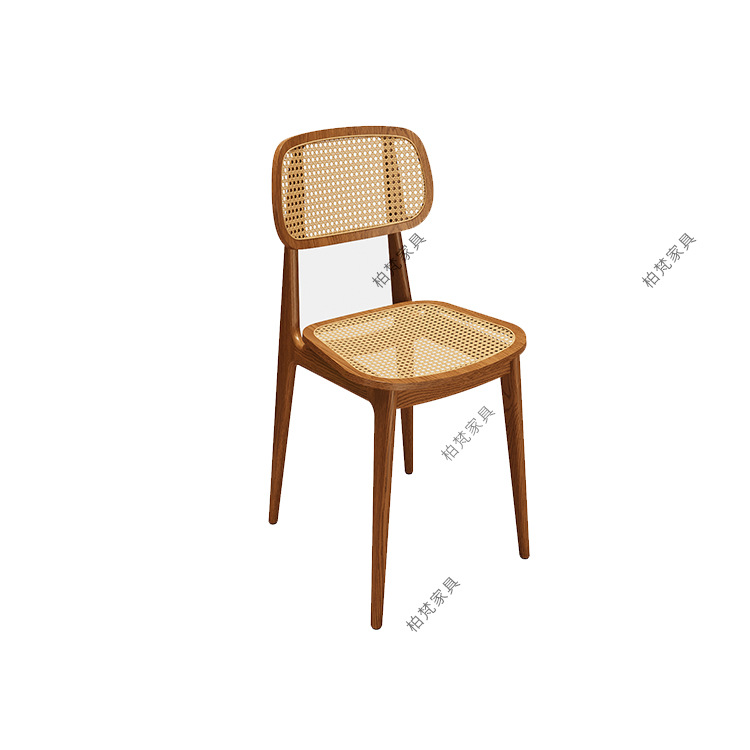 Restaurante temático simple tienda de fideos japonés de tela de caña mesa y silla de madera maciza combinación de restaurante restaurante muebles de comedor comercial
