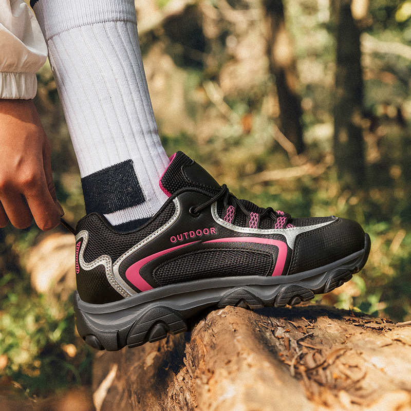 2024 nuevo transfronterizo primavera y otoño ligero con suela suave pareja transpirable casual zapatos deportivos de senderismo para hombres y mujeres