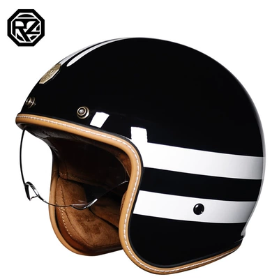 3/4 Helmet Pedal Calf All – Dəbilqə (Kaska) aksesuarları - m-black-water-drops-yellow-inside