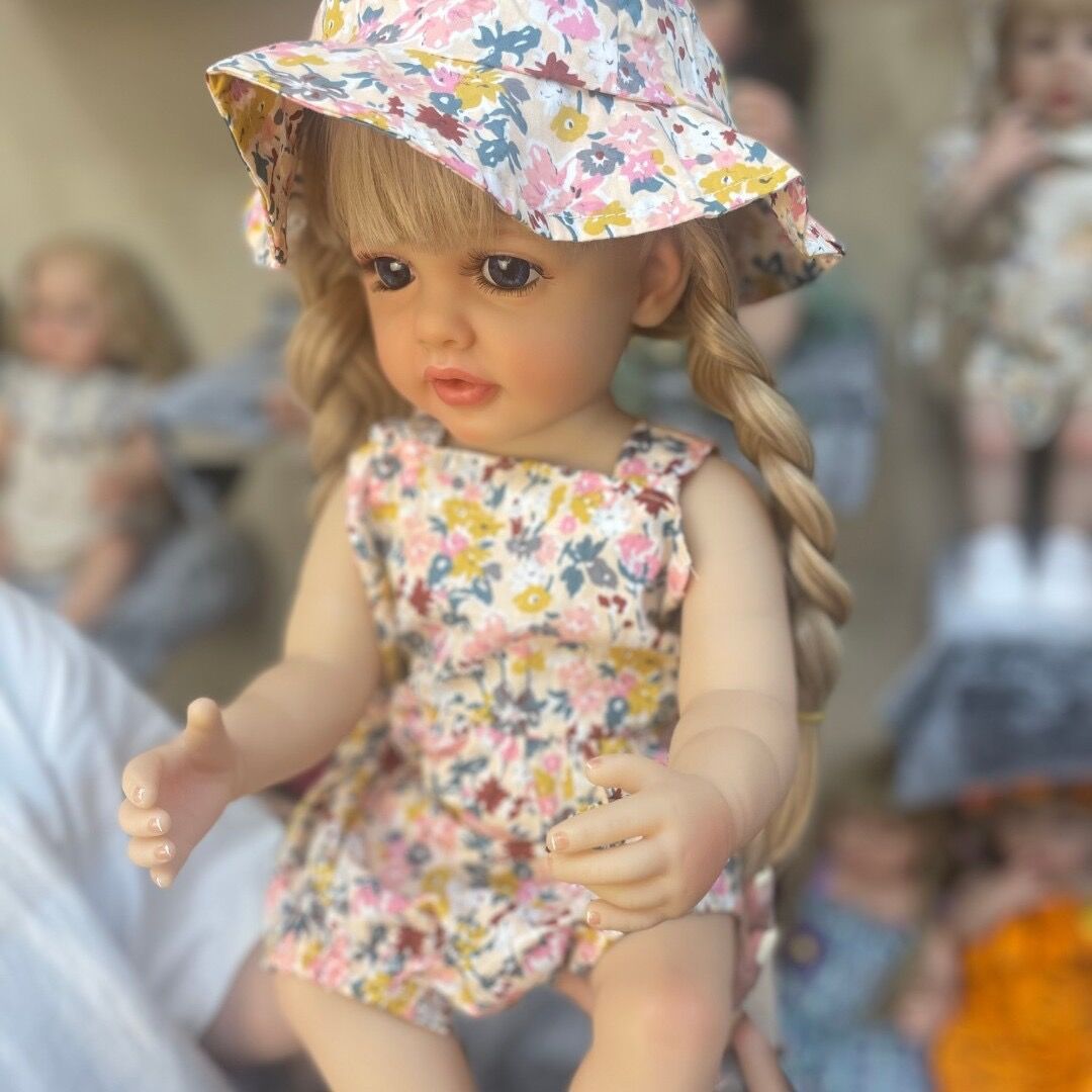 Npk55cm pegamento completo puede entrar en la simulación de agua muñeca reborn Betty TikTok suministro de una sola pieza de entrega