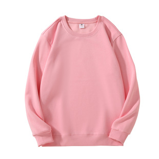 Upgraded Loose Round Neck Sweatshirt Casual Sports Chinese Cotton Composite Milk Silk Korean Style Long-Sleeved Couple Sweatshirt