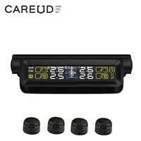 CAREUD Kaiyou T318 Солнечный монитор давления в шинах Автомобильный монитор Встроенный внешний TPMS Беспроводная шина