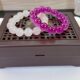 S-level Collection-level Sea Mica Blood Sedimentation Treasure Seconds Color Change under Ultraviolet for Men and Women Bracelet for Health Couple