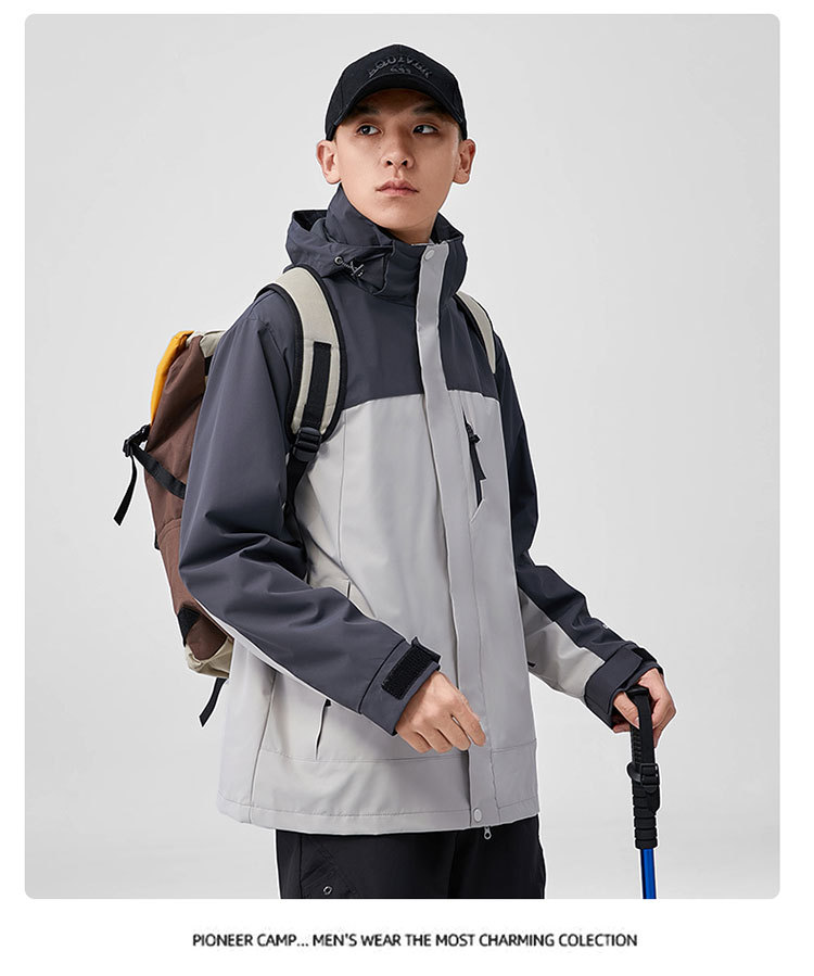 Luotuo ropa de asalto al aire libre para mujeres a prueba de salpicaduras 3 - en - 1 desmontable montaña ropa de montaña abrigo impermeable a prueba de viento y cálido