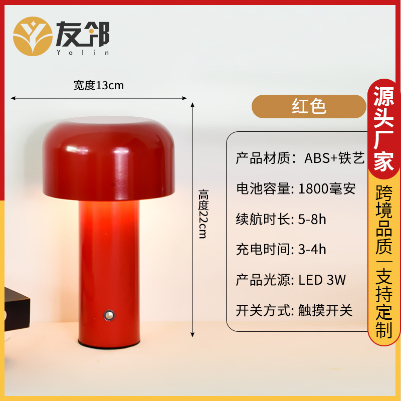 [레드] 국경을 넘나드는 인기 원통형 버섯램프