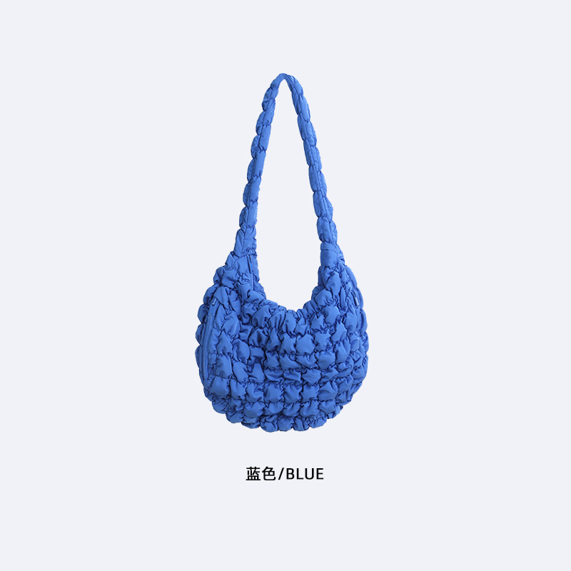 Cloud Bag COS Style Niche Shoulder Bag Pleated Large Capacity Women's Soft Tote for Work and Commuting - Thumbnail 6