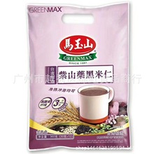 批发供应马玉山天然原料紫山药黑米仁360g*12麦片谷物含糖常温
