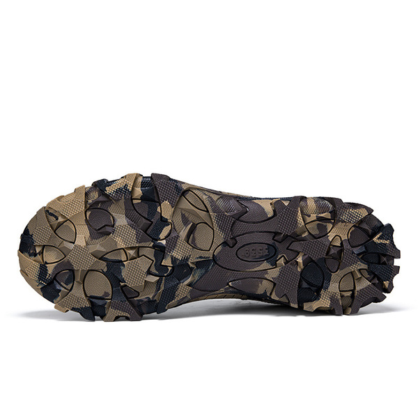 camouflage demi-season breathable climbing sneakers for men and…