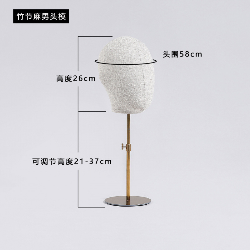 Sombreros de bambú, muñecas de cabeza, accesorios, tiendas de ropa, pelucas para hombres y mujeres, joyas de cabeza, muñecas de cabeza, estantes de exhibición, estantes de ventanas image 19
