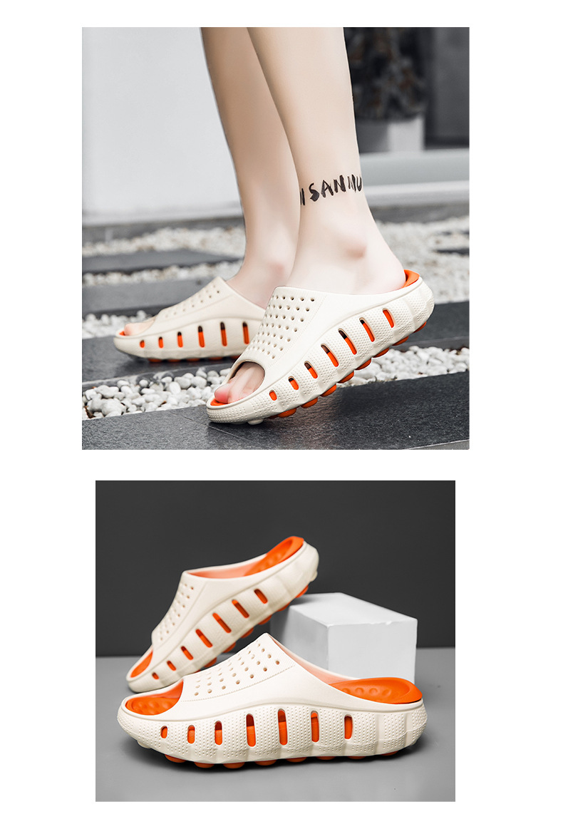 Stylish Thick-soled Massage Sandals For Men Outdoor Leisure_voghion.com