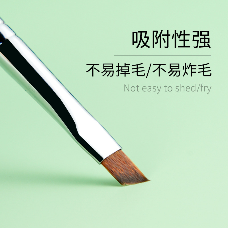 Transfronterizo macarón estilo japonés barra de madera pincel de uñas pincel de pincel función de cabeza redonda pincel de fototerapia herramienta profesional de uñas