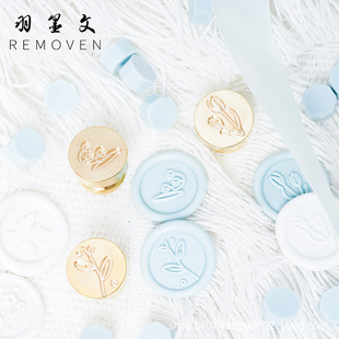 Fire paint seal original cute small clear mini series student hand account DIY decoration fire wax seal envelope seal