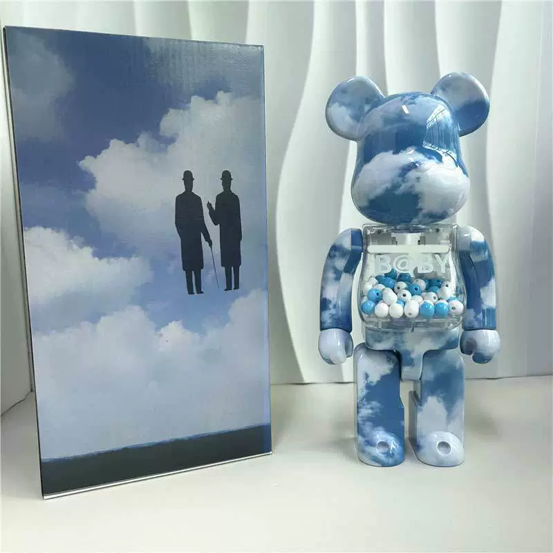 Bearbrick 400% Violent Xiong Fan Gogh — фигура «Подсолнух», кролик, звезда, луна, поверхностный трендовый дизайн