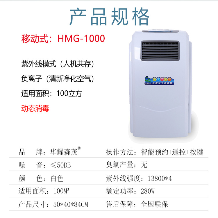 UV 음이온 모바일 100 큐브