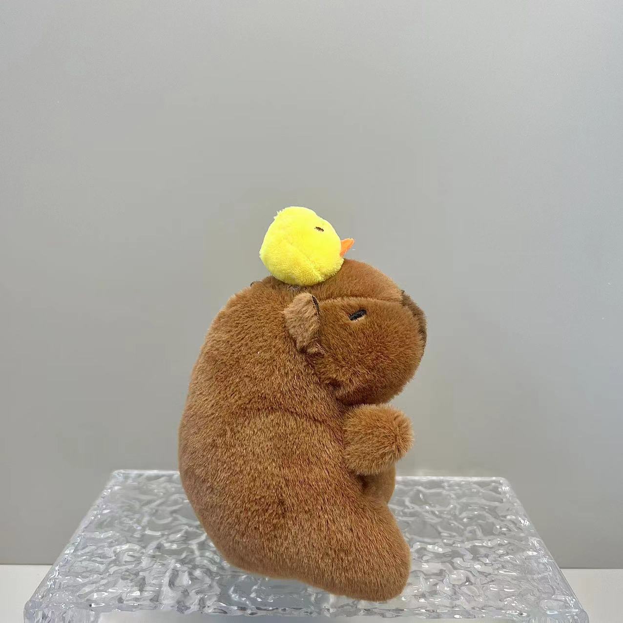 11cm 작은 노란 닭