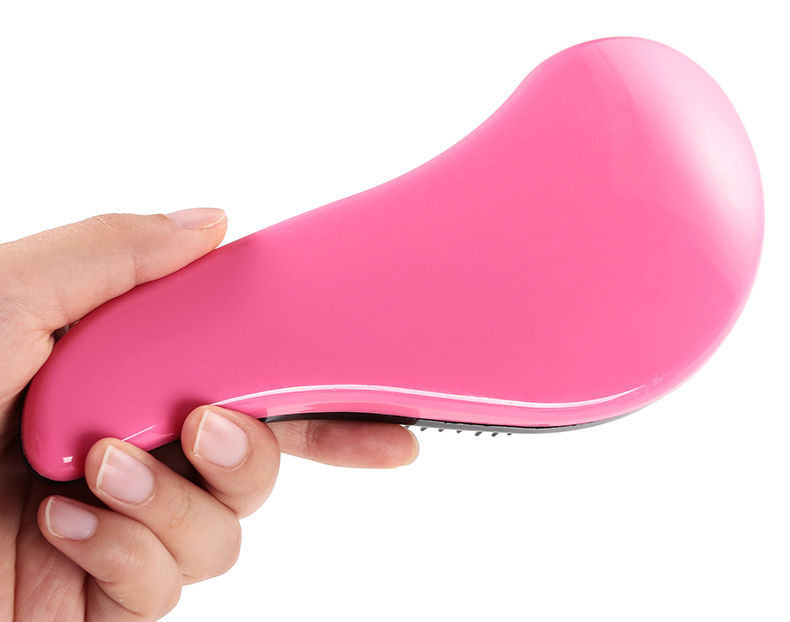 Venta directa de fábrica, peine de masaje para el cabello, anti nudo, antiestático, portátil, cuidado del cabello, extensiones de cabello largo y rizado de plástico suavizante