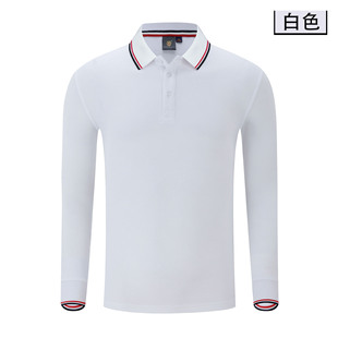 ZT507 men and women long sleeve solid color lovers polo shirt autumn and winter business casual striped turtleneck shirt wholesale one