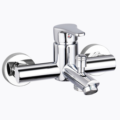 Stainless steel pearl triple shower faucet water heater hot and cold water mixing valve solar concealed bathtub faucet