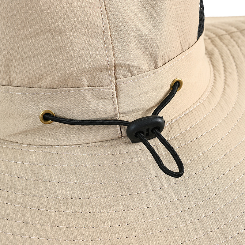 Outdoor Oversized Brim Breathable Alpine Cap Summer Sun Protection Sun Hat Fishing Casual Big Head Circumference Bucket Hat Wholesale display picture 2