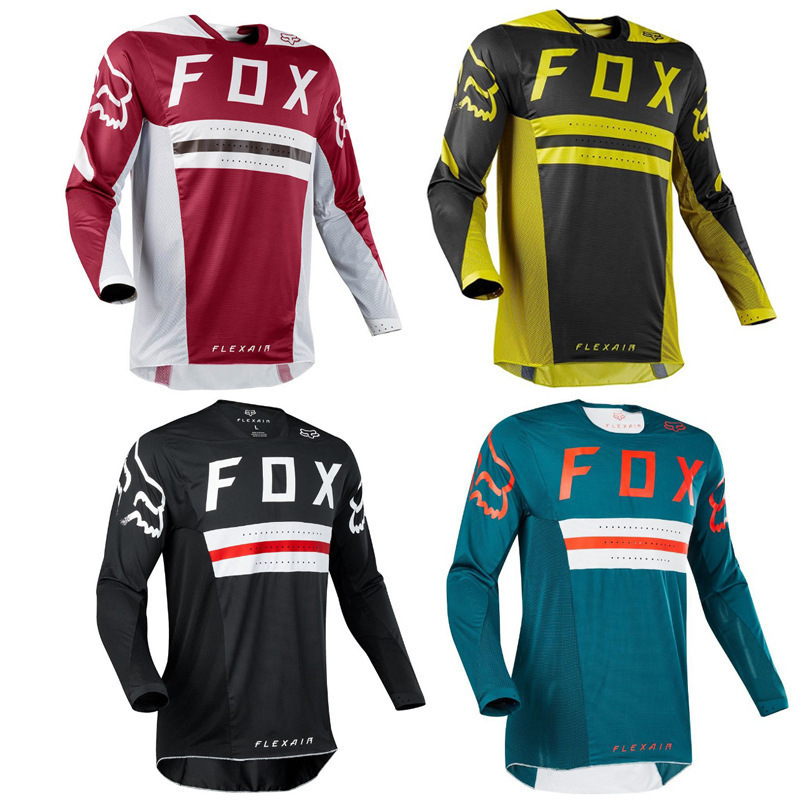 Fox Downhill Suit Mountain Bike Cycling Suit Long-Sleeved Men's Summer Off-Road Motorcycle Suit T-Shirt Customization