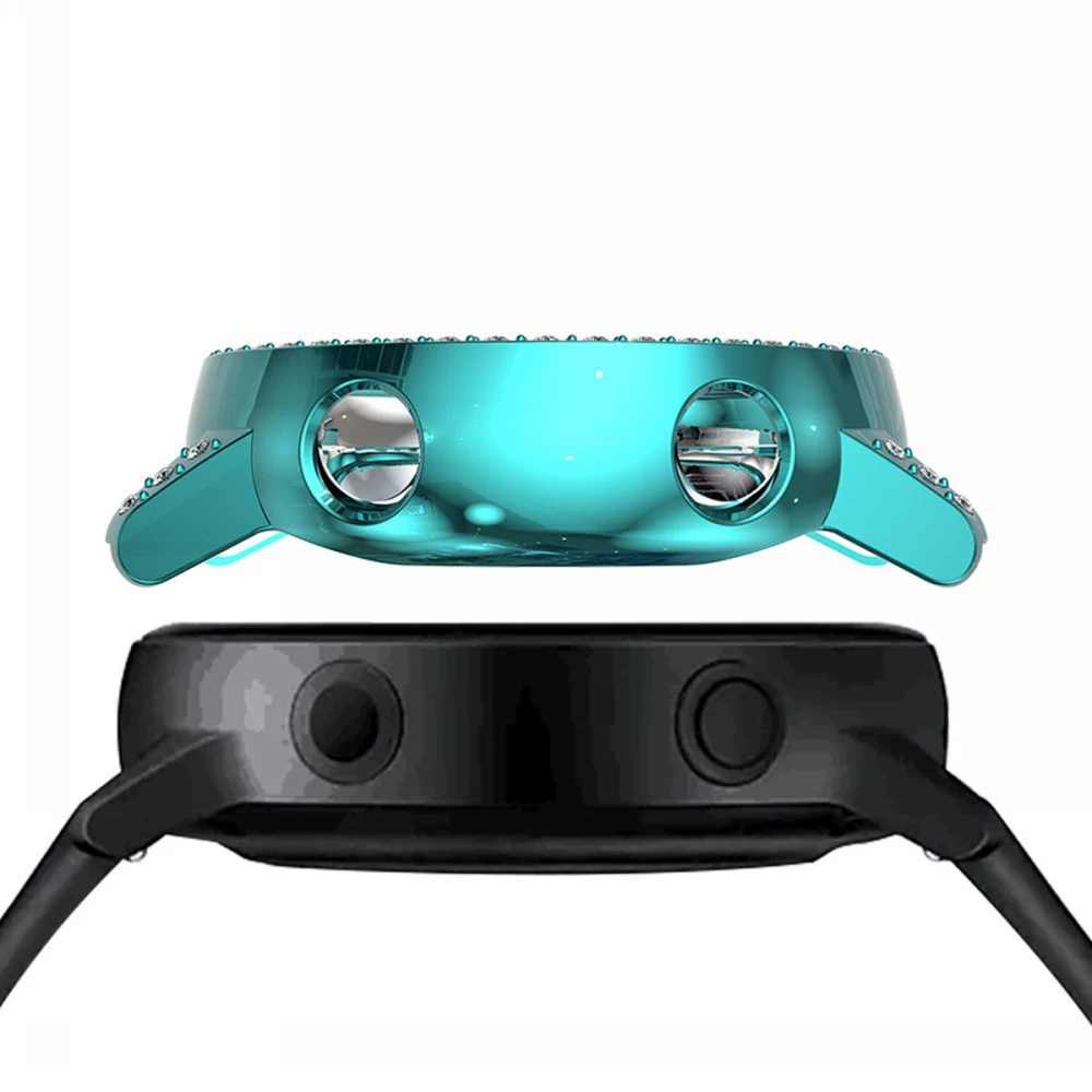 Подходит для Samsung Galaxy Watch Active C корпус Электро-покрытие из PC одиночный бриллиантовый порошок защита Cathelon