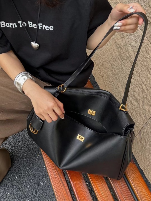 B's 新しいロデオ本革ハイエンドレイジースタイルロックバッグ脇の下バッグシングルショルダークロスボディバッグカジュアル通勤トレンド|undefined