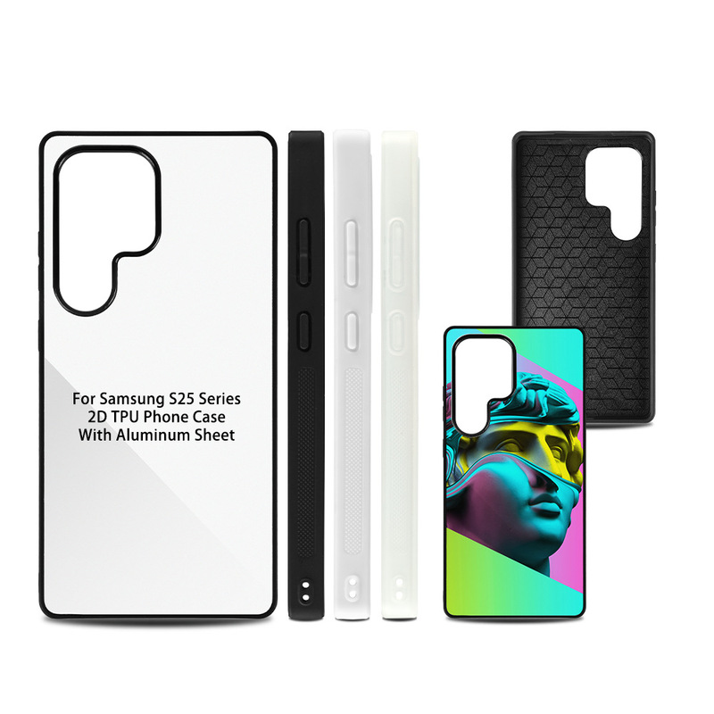 Directly Supplied from the Manufacturer, Samsung S Series Heat Transfer Phone Case 2Dtpu+Pc Glass Aluminum Sheet Sublimation Material
