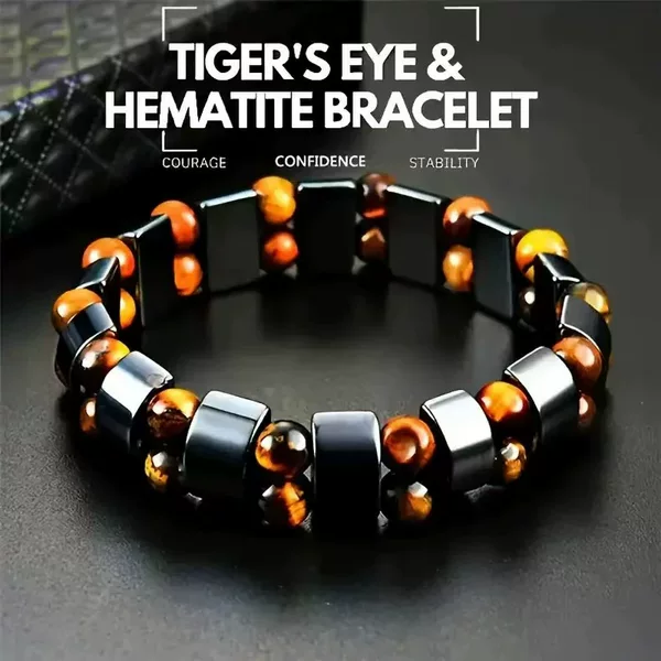 Temu Xiyin Tk Cross-Border Popular Bracelet Made from Natural Aventurine Stone, Handmade Elastic Bracelet