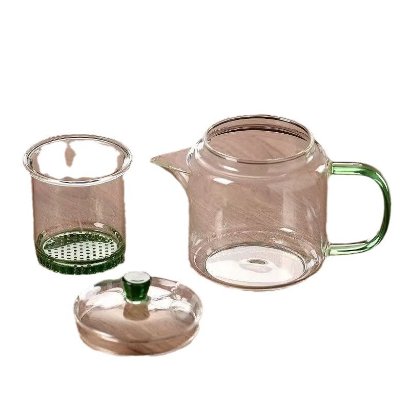 Tea water separation glass teapot high temperature resistance high-end kung fu tea cup teapot magic pot cooking teapot brewing
