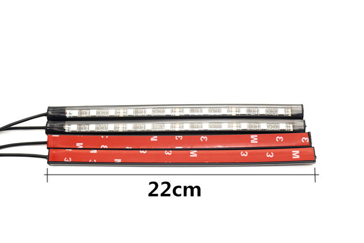 Factory direct car foot atmosphere light atmosphere light LED lighting RGB colorful voice control music rhythm light