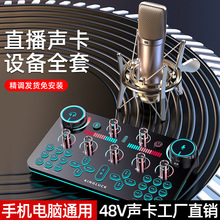 金运v2048v声卡直播设备全套声卡唱歌手机电脑专用抖音主播话筒