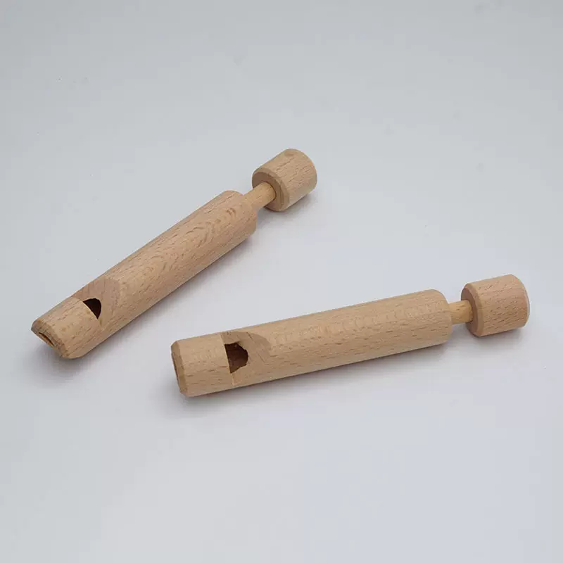 抽拉笛子小木笛口哨实木儿童奥尔夫吹奏乐器幼儿经典传统怀旧玩具