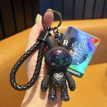个性高级感电光兔钥匙扣创意精致卡通玩偶汽车钥匙链男女包包挂件