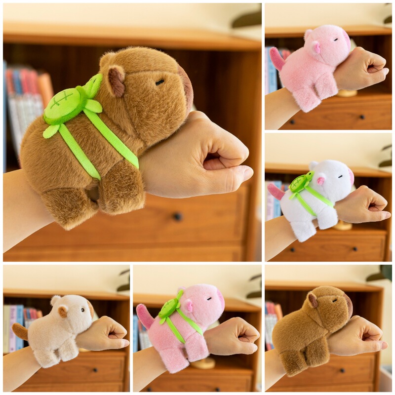 Premium Capybara Plush Toy Bracelet Doll for Girls and Children