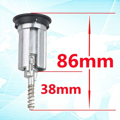 Car lock cylinder outer milling groove key