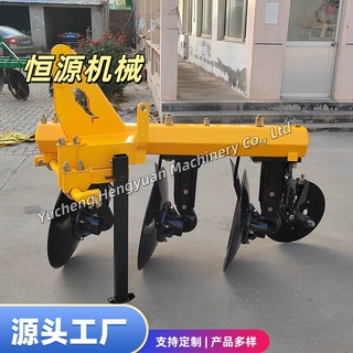 1LY-3 小鱼圆盘犁 锰钢犁片 三点悬挂 复杂地块专用耕整机械