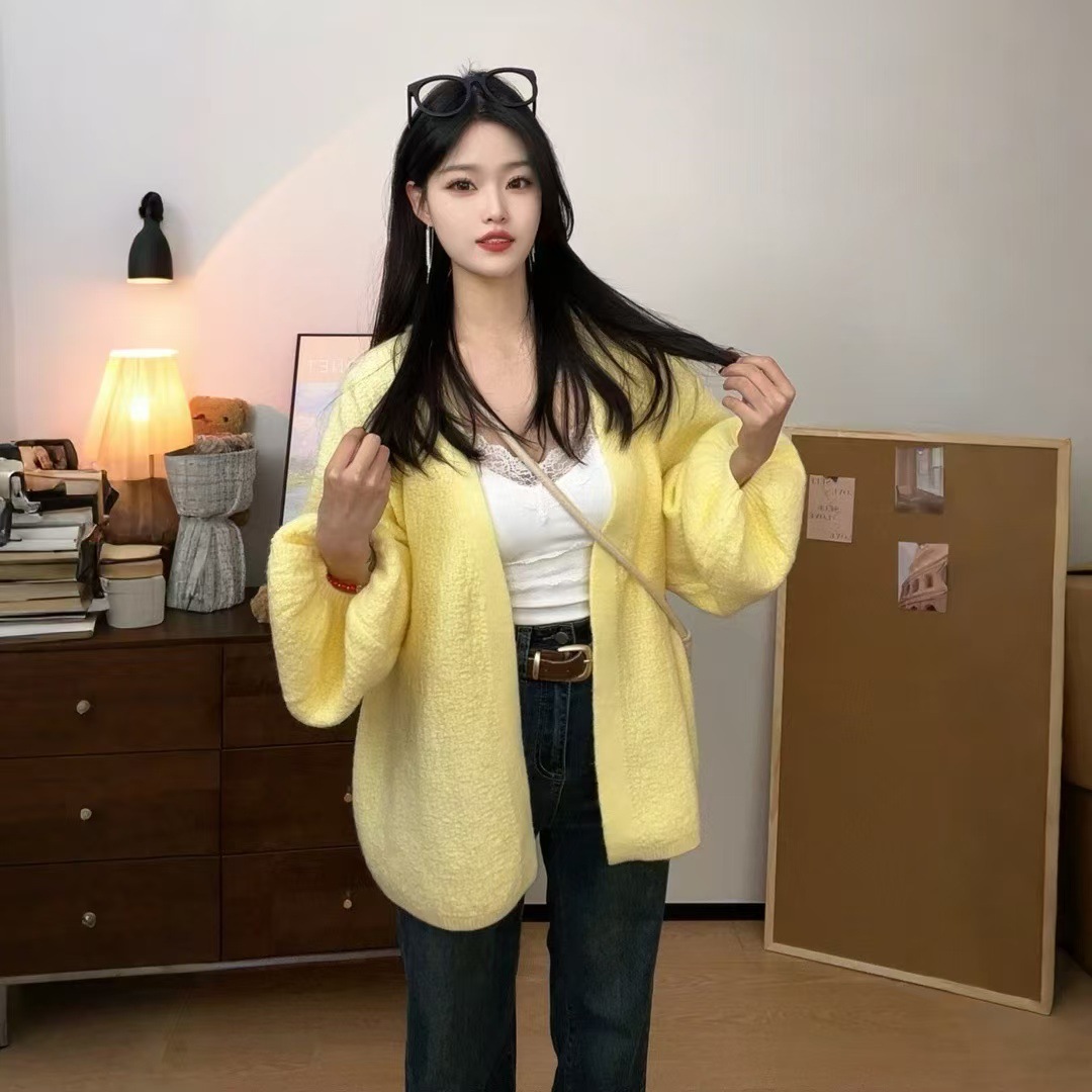 노란색