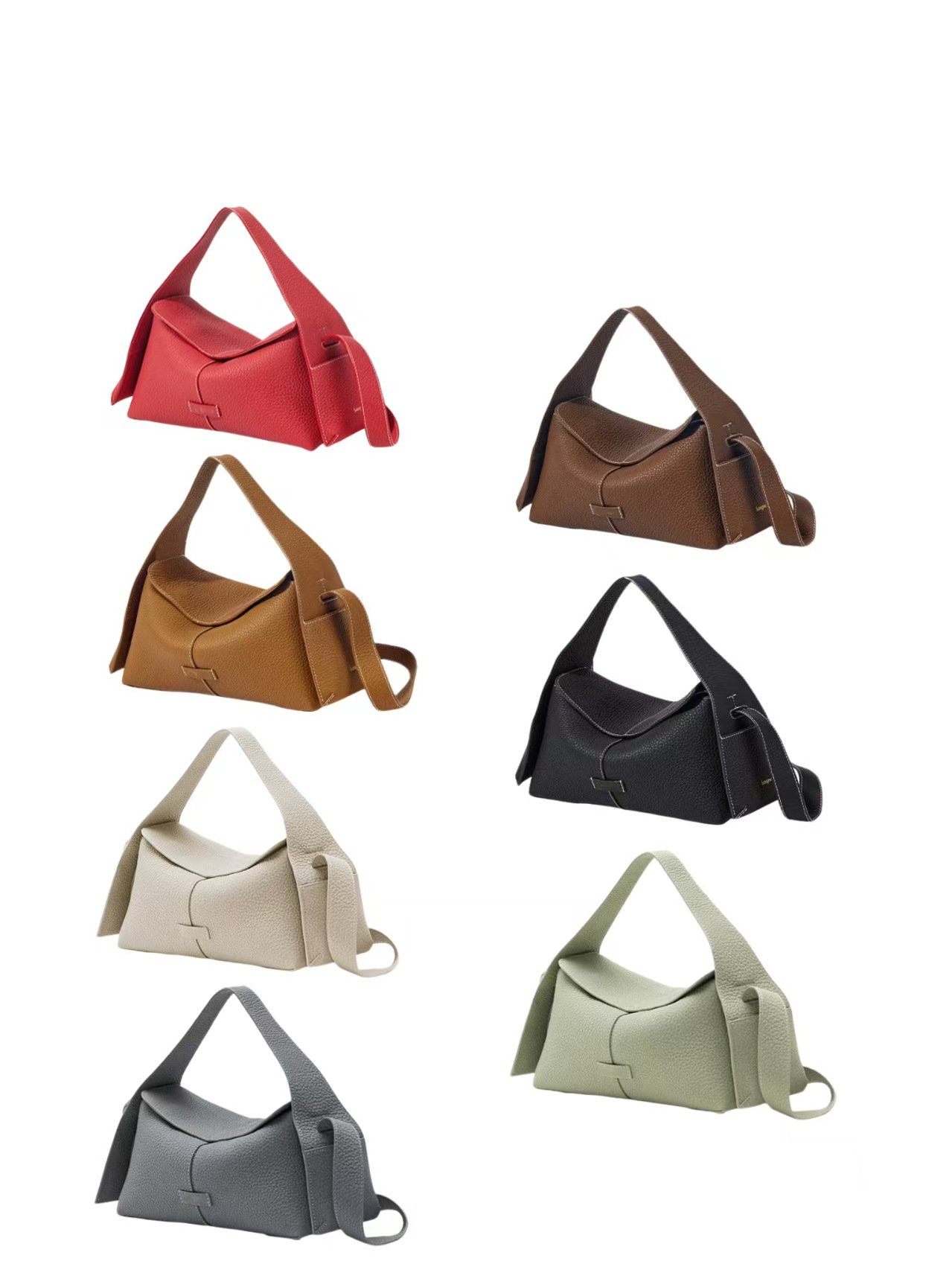 Songshan Xiaoyangba Small Crossbody Hobo Mini Bag - Autumn Collection, Top Layer Cowhide, Commuting Style