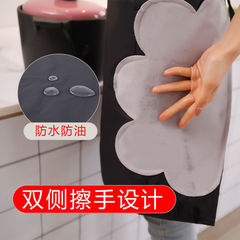 圍裙女時尚簡約家用廚房防水防油做飯圍腰可愛日系韓版工作服圍裙