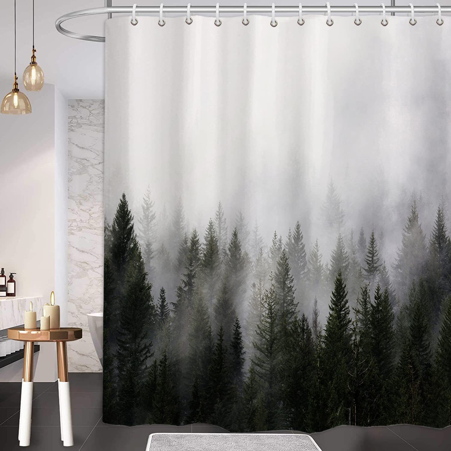 Waterproof curtain, 3D digital printing service, polyester