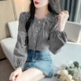 新款显瘦格子别致衬衫