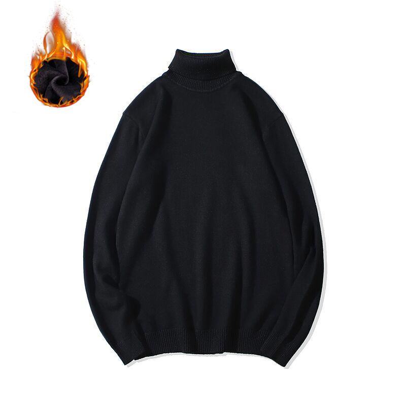 6018 Black Fleece-lined Collared Jacket - Size M (Recommended for 100-115 lbs)