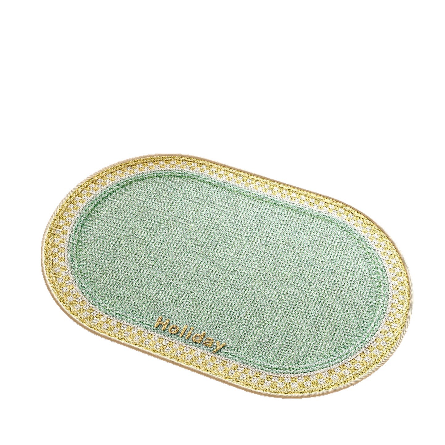 Almohadilla de lino de viento crema, almohadilla de suelo de absorción de agua y secado rápido en el baño, almohadilla de suelo en la puerta del baño es fácil de cuidar, almohadilla antideslizante resistente al desgaste