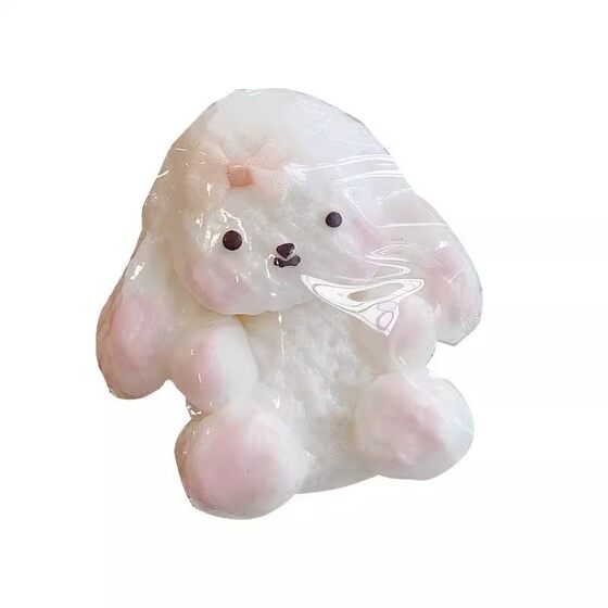 Shake Tone Same Ear-hanging Rabbit Pinch Music Decompression Creative Slow Rebound Decompression Exquisite Toy Gift Stall Explosive