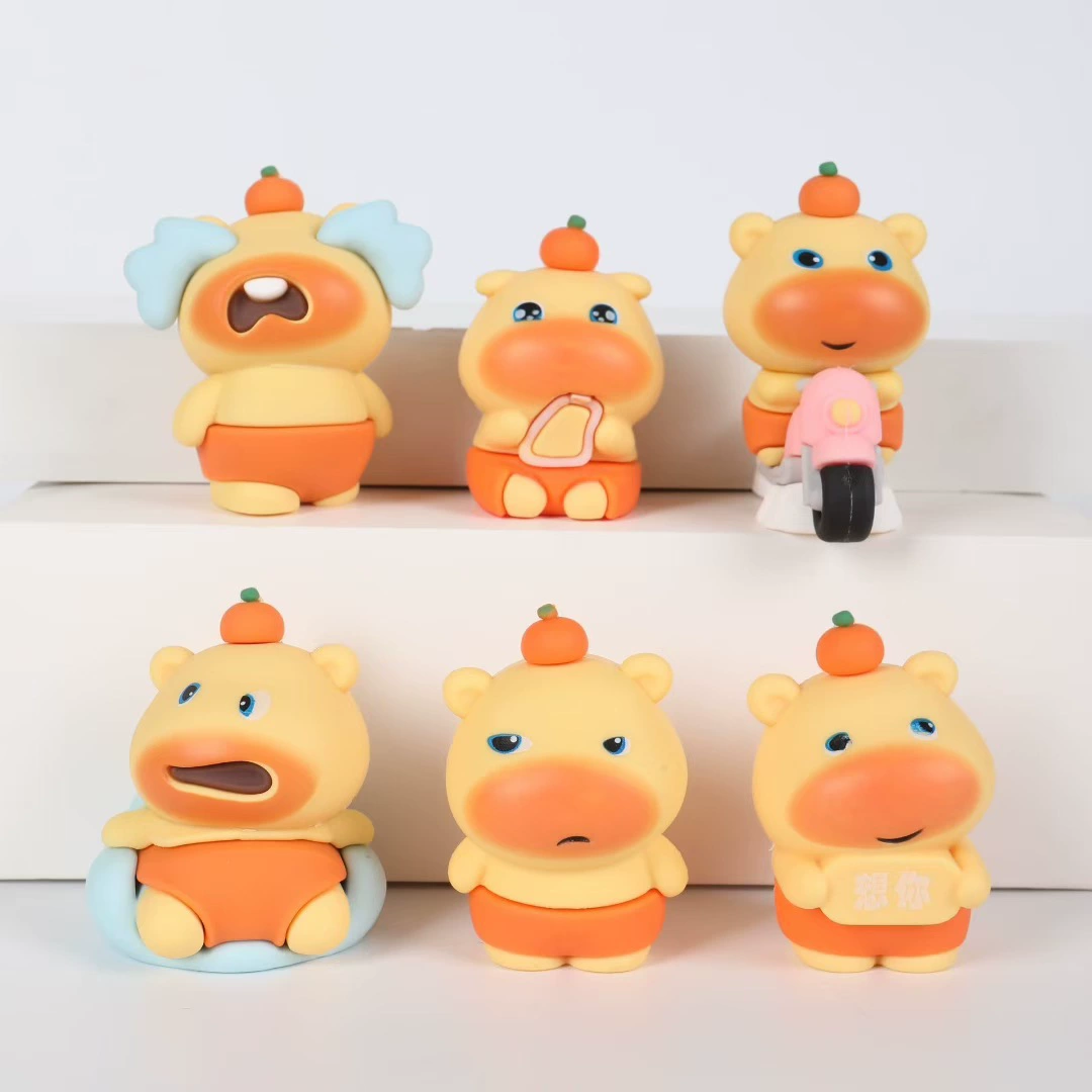 Дуин Treasure Capybara Lulu Слепой Бокс Серия Трендовые Украшения Фигуры Периферийные Милые подарки для девочек и детей