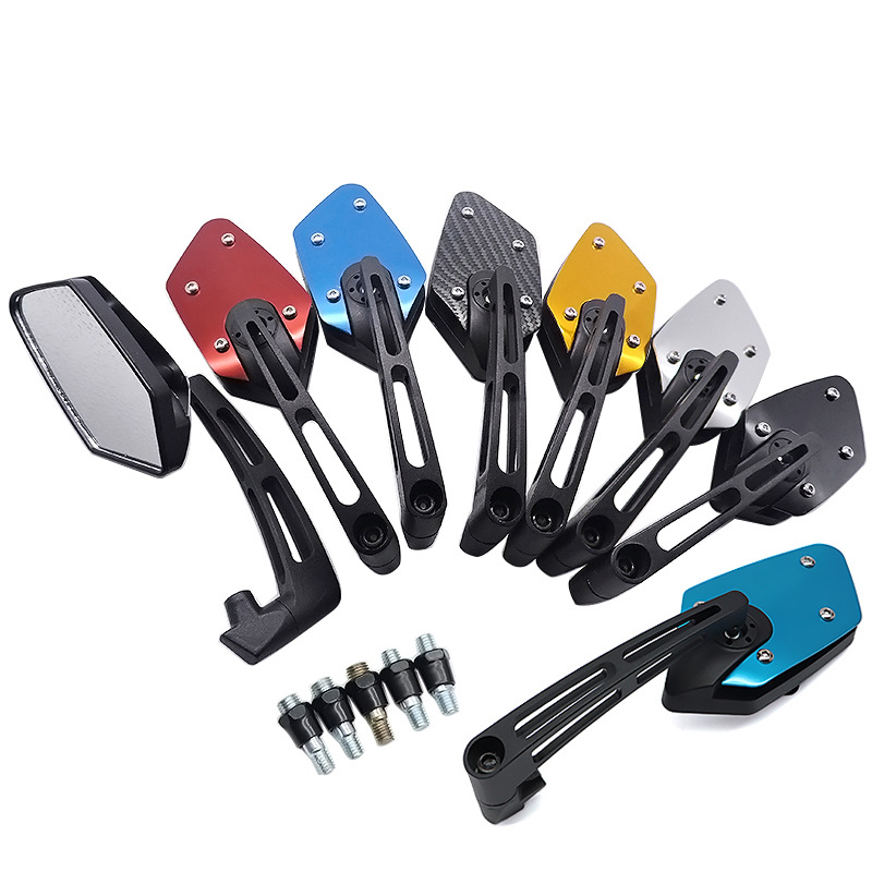 Cross-Border Best-Selling Item: Electric Vehicle Rearview Mirror, Scooter Reflector, Motorcycle Modified Reversing Mirror with 5 Screws