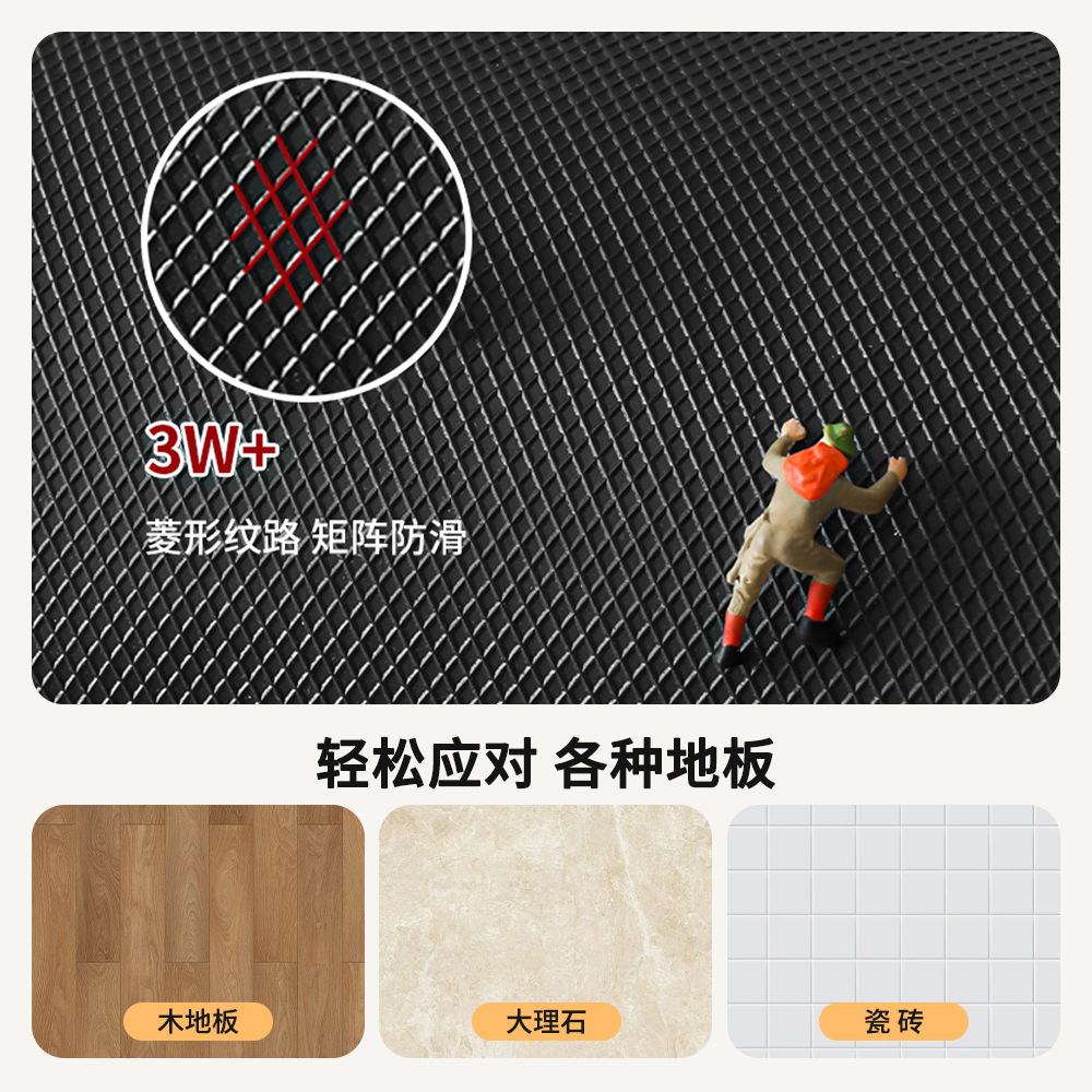 2025 nueva puerta de entrada alfombra de piso puerta de entrada alfombra antideslizante anillo de seda resistente al desgaste puerta de entrada alfombra