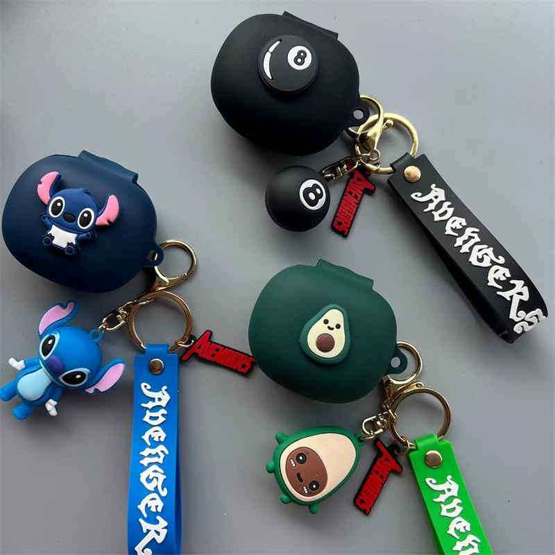 Подходящие защитные силиконовые мягкие чехлы для наушников Soundcore Life P2 mini Bluetooth headset (набор из двух)