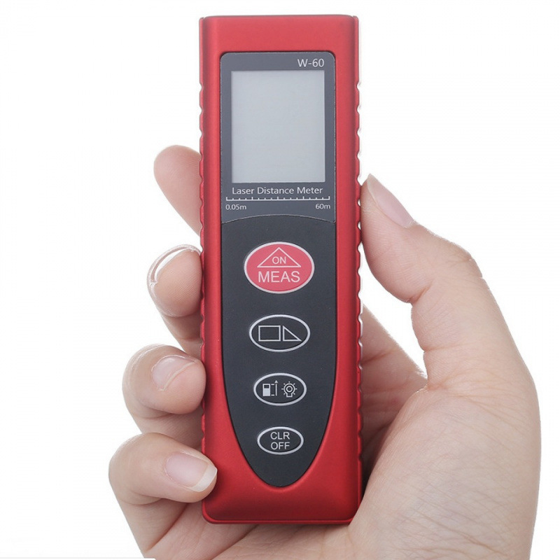 厂家直销外贸迷你手持式40米60米80米激光测距仪激光测量仪电子尺